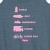 Women's - Barbie - Barbie Vehicles Graphic Racerback Tank - 2 of 4