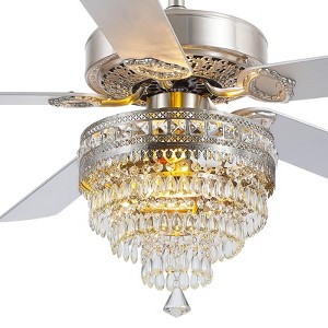 Kviflon 52 inch Crystal Ceiling Fan with Light - 1 of 4