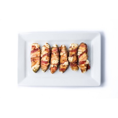 Custom Made Meals Fresh Bacon-Wrapped Stuffed Jalapenos - 14oz