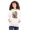 Skeleton Reaper Biker Full Metal Hoodie Sweatshirt Women Men Brisco Brands - 3 of 4