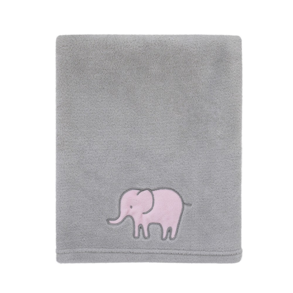 Photos - Duvet Elephant Baby Blanket - Pink - Just One You® made by carter's