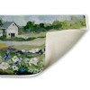 Stupell Industries Barn With White Flowers Printed Plush Bath Mat And Bath Rug, Design By Susan Winget, 18"X30" - 2 of 4