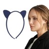 Unique Bargains Women's Cute Frosted Cat Headbands 1 Pc - 2 of 4
