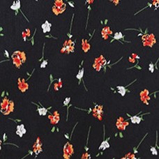 black floral