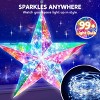 Joyfy Prismatic 3D Light Art Puzzle, DIY Colorful 3D Star with 99+ LED Lights, Hanging Hook & USB Power Cable (Set of 3 Star Panels) - 3 of 4