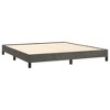vidaXL Bed Frame Dark Gray 76 in.x79.9 in. King Velvet - 4 of 4