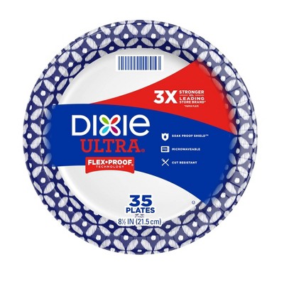 Dixie Ultra Disposable Paper Plates 8.5" - 35ct