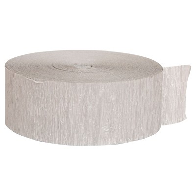 Crepe Streamer Silver - Spritz™