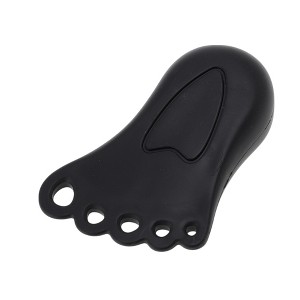 Unique Bargains Door Stop Footprint Door Stop TPR 4.33"x3.15"x1.18" 1 Pc - 1 of 4