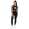 Women's Garfieldcelestial Sleeveless Crop Top Tank - 4 of 4