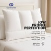 Ergonomic Gusseted Bed Pillow - 75% Down Fill for Back and Stomach Sleepers - 4 of 4