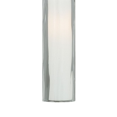 Satin Nickel Mini Pendant with Frosted Glass Shade
