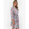 RuffleButts SoftSnooze Women's Maternity Robe - Sage Garden, One Size - 3 of 4