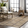 Nuloom Runa Lattice Easy-Jute Pet Friendly Machine Washable Area Rug - 2 of 4