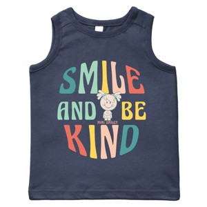 The Juniper Shop Mini Smiley Smile and Be Kind Aria Toddler Tank - 1 of 4
