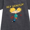 - Hey Arnold! - Cool Arnold Graphic Short Sleeve Fleece Dress - 2 of 3