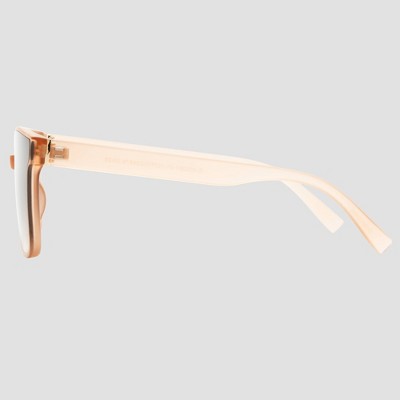 Women's Shiny Plastic Rectangle Sunglasses with Gradient Lenses - Universal Thread Pink Tort - image 4