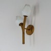 ET2 Lighting Blossom 2 - Light Wall Light in  Natural Aged Brass - 2 of 4