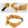 Unique Bargains Women's Bowknot Headband with Bunny Ears 2.17 Inch Wide 1 Pc - 4 of 4
