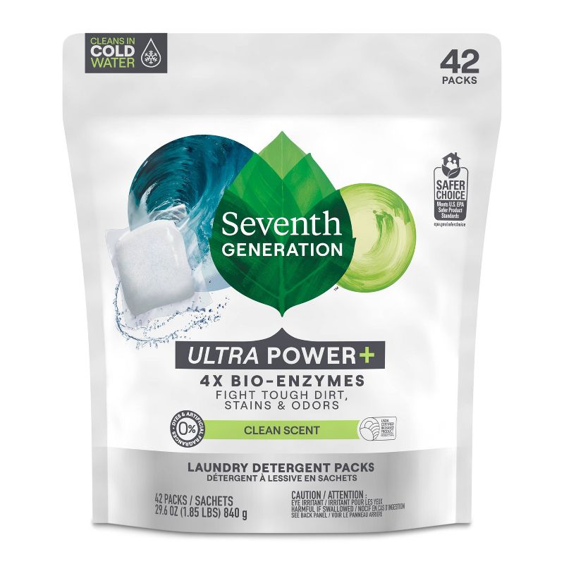 Seventh Generation Laundry Packs Fresh Citrus - 42ct/29.6oz, 3 of 12