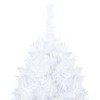 Artificial Christmas Tree White PVC, Steel, Plastic - 2 of 4