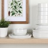 Gibson Home Rothernberg Stackable 18 Piece, Service for 6, White Porcelain Plates and Bowls Set - image 3 of 4