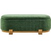 New Pacific Direct Ayleen Chenille Storage Bench - 2 of 4