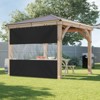 Covers&All Outdoor Clear Panel Curtain, Outdoor Curtains for Patio, Waterproof & Weather Resistant Tarp - 2 of 4