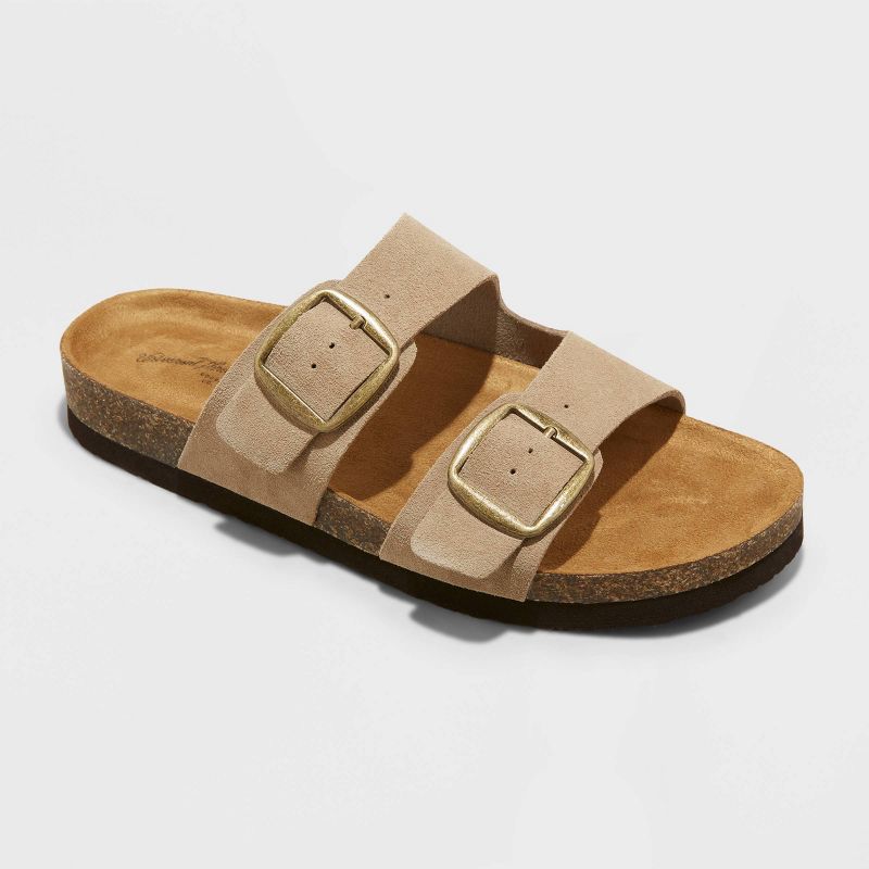 Women's Devin Two Band Footbed Sandals - Universal Thread™, 1 of 10