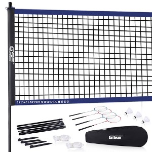 GSE Complete Badminton Set with Net, Rackets & Shuttlecocks - 1 of 4