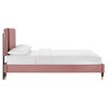 Modway Zahra Channel Tufted Performance Velvet Twin Platform Bed - 2 of 4