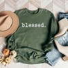 Simply Sage Market Women's Graphic Sweatshirt Blessed Typewriter - 3 of 4