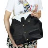 Slickblue Fashionable Faux Leather Handbag with Decorative Pendent, Studs, Adjustable Strap & Multiple Compartments - 2 of 3