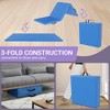 Gulches Tri-Fold Folding Exercise Mat with Carrying Handle for Mixed Martial Arts, Gymnastics and Home Gym Protecting Floor, 2 Inch Thick. - 3 of 4