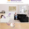 6-8 Seater Boneless Slow-Rebound Memory Foam Couch, Cloud Sectional Couches with Upgraded Fabric, Deep Seat Comfy Fluffy U Shaped Modular Sofa - 4 of 4