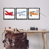 Stupell Industries Triple Colorful Airplanes Drawing, 18" x 18" - 2 of 4