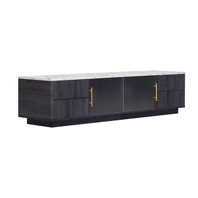 NicBex TV Stands for 70 inch TV,Entertainment Center with 4 Drawers,TV Console for Living Room, Bedroom, Home,Black