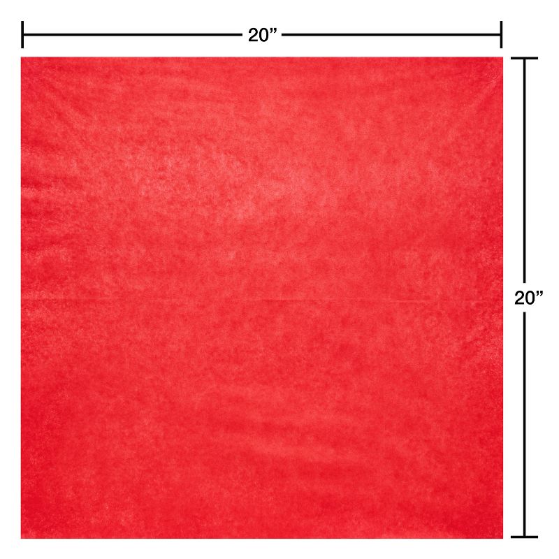 100 Sheets Red/White/Green Tissue Paper, 5 of 9