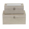 Cheung's Fidela Set of 2 Soft Gold Vinyl Boxes - 3 of 4