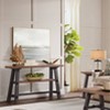 48" Odin Solid Wood Console Table with Shelf Black - Alaterre Furniture: Mid-Century Style, Pine Frame, Easy to Assemble - 2 of 4