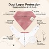 8pk Organic Quin Bandana Bibs, Baby Bibs for Drooling and Teething, Cotton Drool Bibs for Baby Girl, Baby Boy - 3 of 4