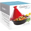 Tagine Moroccan Cast Iron 4 qt Cooker Pot- Caribbean One-Pot Tajine Cooking with Enameled Ceramic Lid- 500 F Oven Safe Dish - 4 of 4