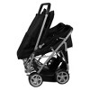 Paws & Pals Twin Carriage Pet Stroller - Black - image 3 of 4