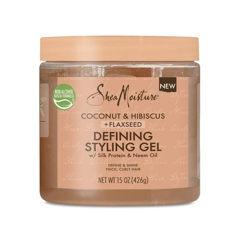SheaMoisture Coconut &#38; Hibiscus + Flaxseed Defining Styling Gel - 15oz, 3 of 15