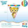 Treasures Gifted Word Party Birthday Banner Pennant - Word Party Birthday Supplies - 1 Pack - 2 of 4