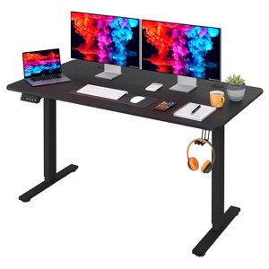 FDW 40/48/55 Adjustable Height Standing Desk Computer Desk with Large Space Office Desk with Electric Lifting and 2 Memory Function - 1 of 4