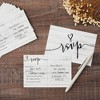 Sustainable Greetings 60 Pack RSVP Cards for Wedding, Postcards for Rehearsal Dinner, Bridal Shower (4x6 In) - 2 of 4