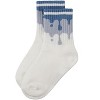 Memoi Kids "Paint Drip" Cotton Blend Novelty Crew Sock - 3 of 4