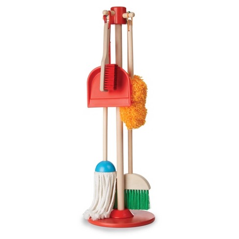 Kids Clean Set Toys Broom Baby Mop Dustpan Cleaning Tools Playset  Housekeeping Pretend Play Toys