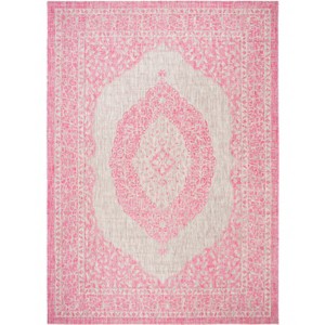 Courtyard CY8751 UV & Stain Resistant Non-Shedding Power Loomed Indoor/Outdoor Rugs - Safavieh - 1 of 4